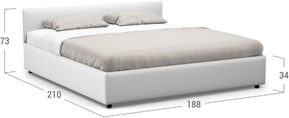 Кровать двуспальная Prima Classic New 180х200 Модель 1220